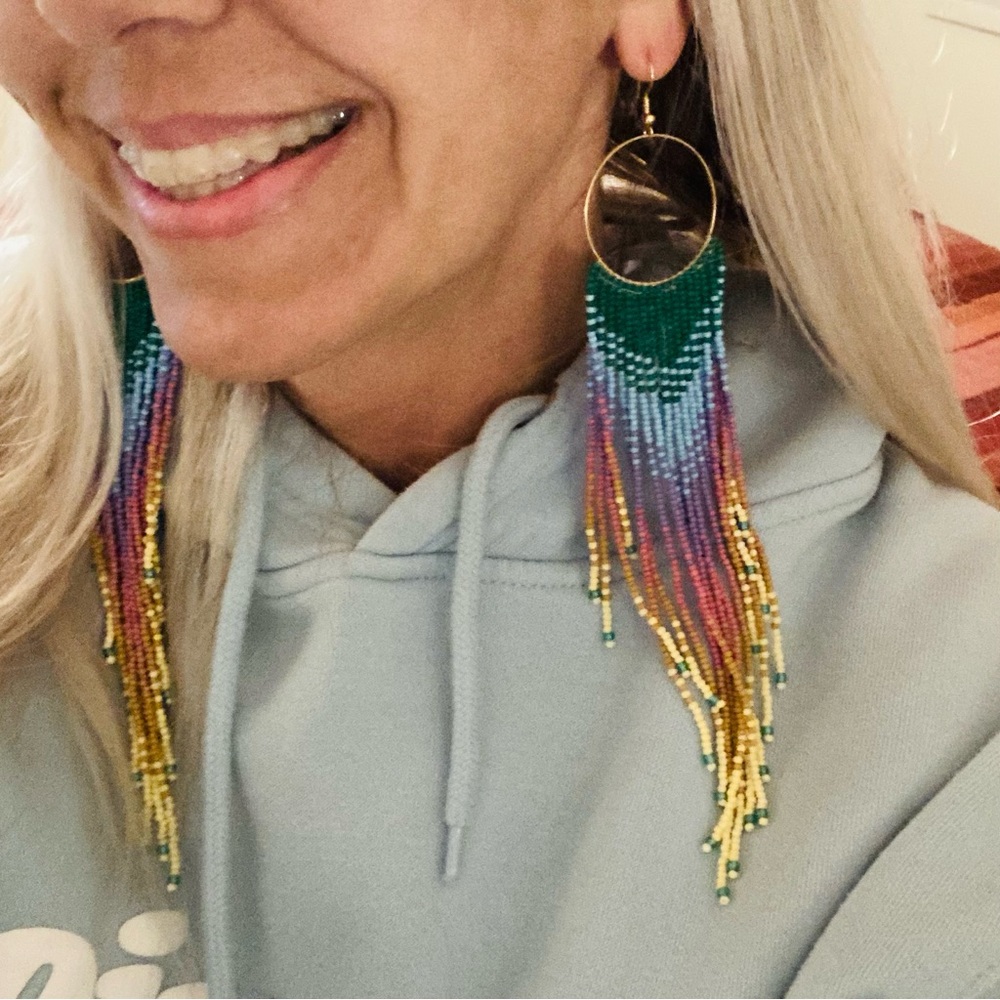 Colorful Beaded Earrings